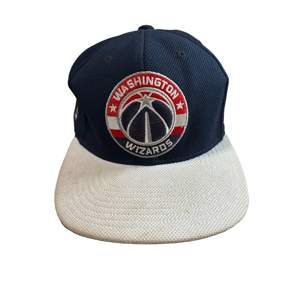 Vintage Adidas Washington Wizards NBA Snapback Cap Blue White Red Adjustable
